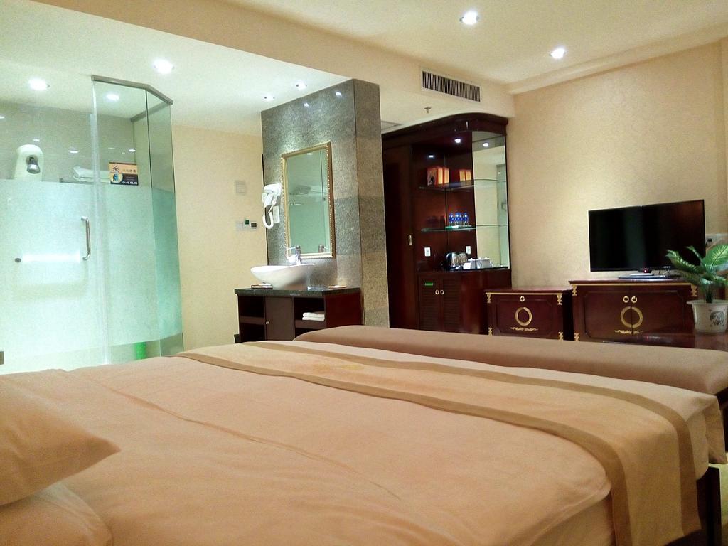 Guangzhou Li Gang Hotel Cantón Habitación foto